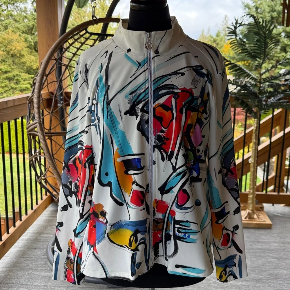 * NWOT* Simply Art By Dolcezza | Golf Club Jacket - Picture 3 of 8